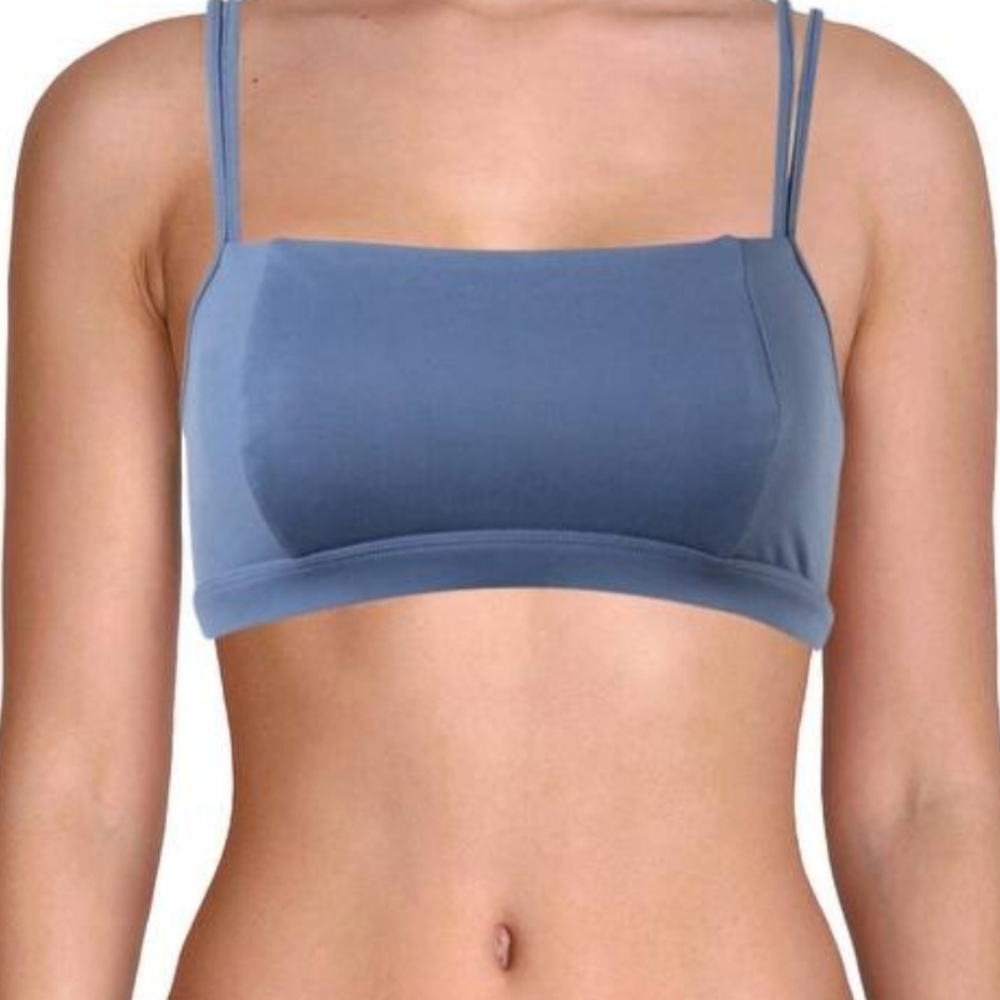 Free People FP Movement Idris Sports Bra Blue Size
